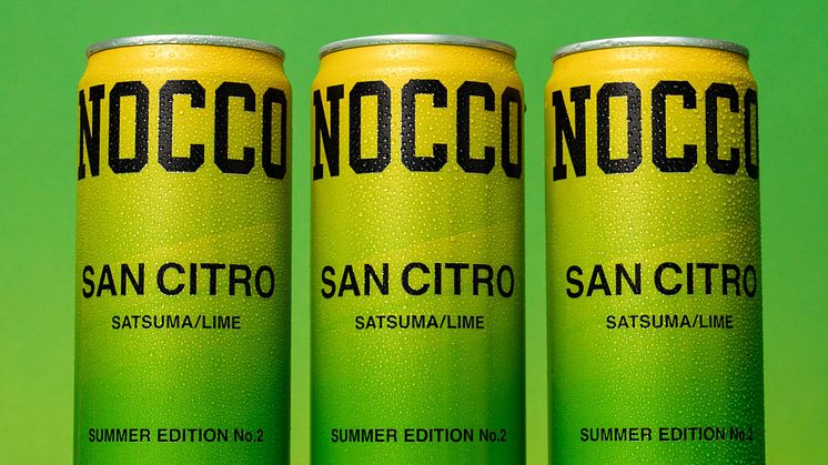 Precis som NOCCO Berruba kommer San Citro i en unik design, speciellt framtagen för sommarutgåvorna.