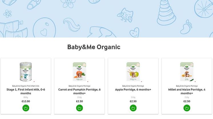 Arla Baby&Me® Organic clicks into the UK 