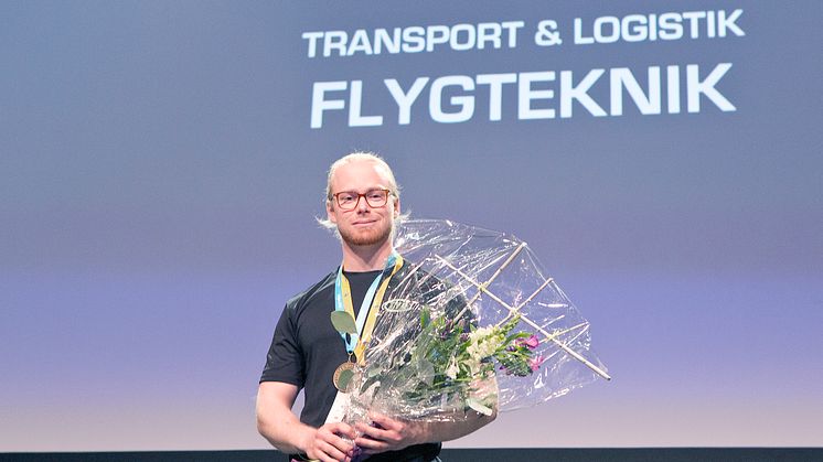 David Petersson vann Yrkes-SM i flygteknik