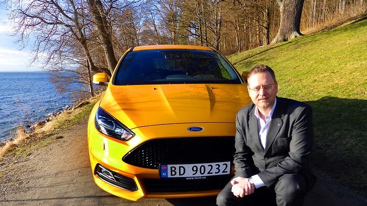 Per Gunnar Berg, nye adm. dir. for Ford Motor Norge, overtar ansvaret for et bilmerke i medvind 