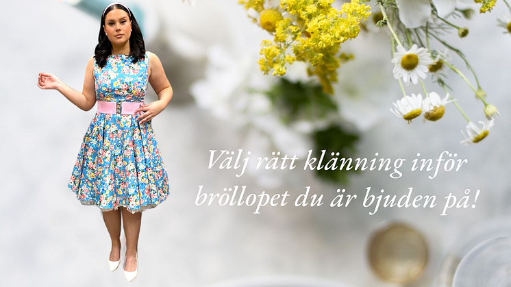 Som bröllopsgäst kan det vara knepigt att välja rätt klänning! -Varsågod här kommer ett antal tips från GLINDER till dig!