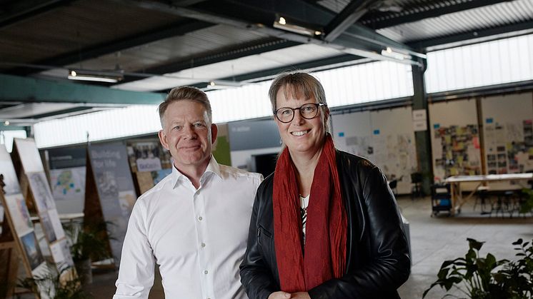 Peder Wahlgren, VD GoCo Development AB och Anna Eckerstig, Ny projektutvecklingschef GoCo Development AB