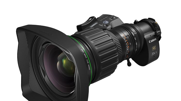 Canon styrker utvalget av 4K-objektiver med  zoomobjektivet CJ20ex5B i det fleksible hybridkonseptet BCTV