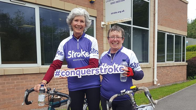 Caroline and Ruth after completing their challenge