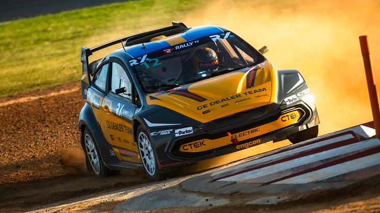 Klara Andersson under World RX i Sydafrika