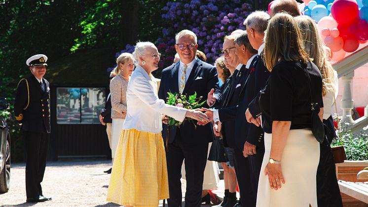 HM drottning Margrethe och HKH prinsessan Benedikte på Sofiero 2024