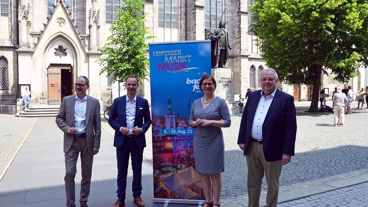 Martin Buhl-Wagner, Prof. Michael Maul, Dr. Skadi Jennicke und Michael M. Theis stellten das Programm vor - Foto: Franziska Klahn