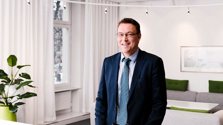 Fredrik Ahlström, ansvarig för cash management på Praktikertjänst.