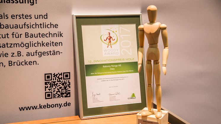 Innovatives Produkt: Woody Award für Kebony 