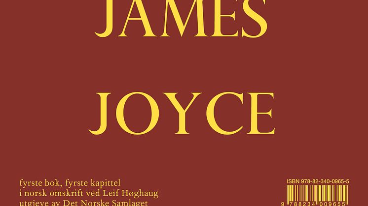 Første kapittel av den norske utgåva av "Finnegans Wake" blir lansert på hundreårsfeiringa for James Joyces "Ulysses"