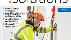 Gyproc Solutions kundtidningen med fokus på hållbart byggande