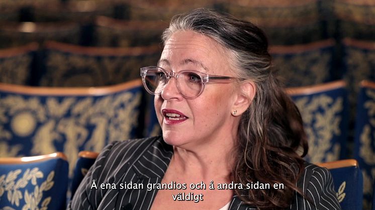 Intervju med skådespelaren Susanne Karlsson om journalisten Barbro Alving, alias Bang.