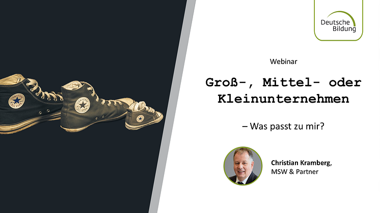 Groß-, Mittel- oder Kleinunternehmen - Was passt zu mir?