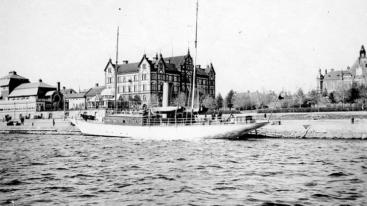 Stora Hotellet tidigt 1900-tal. Fotografiet kommer från Gotthard Zetterbergs privata fotoalbum. 