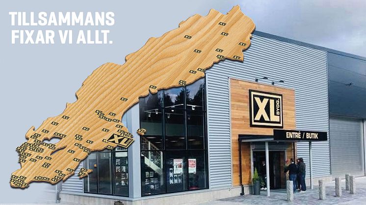 XL-BYGG fortsätter att växa och passerar nu 100 butiker i Sverige