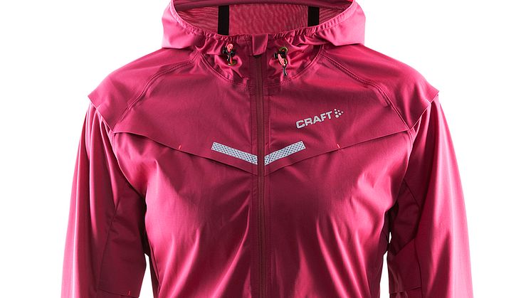 Weather jacket (women) i färgen ruby/crush/pine