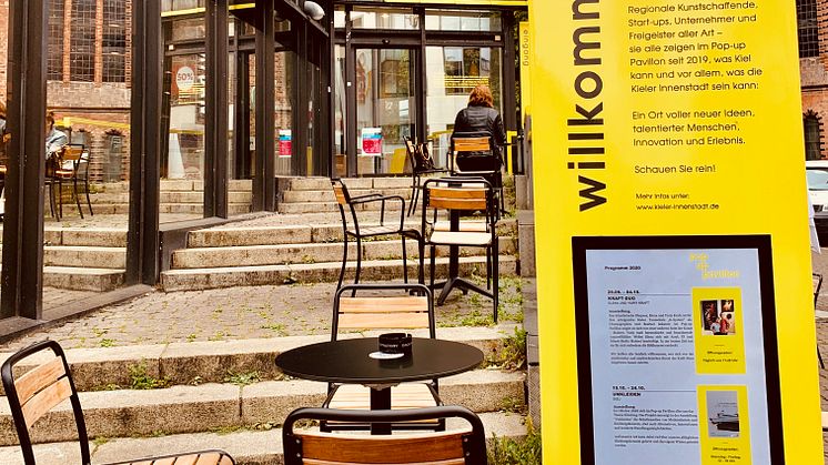 Willkommen im Pop Up Pavillon