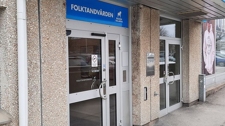 Tandvårdshus Borlänge entré