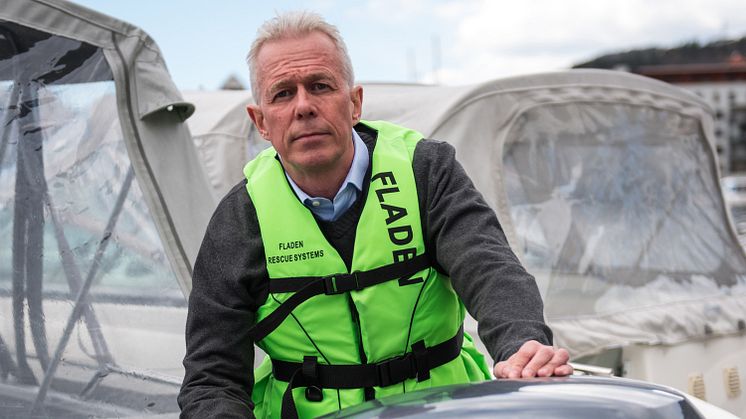 Arne Voll, kommunikasjonssjef i Gjensidige - Pass godt på båt og motor