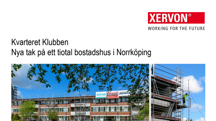 Kundcase: Ställningar för takbyten i Norrköping