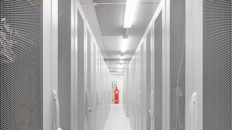 Bild från GothNets befintliga datacenter i Göteborg. Foto: Jäger Arén