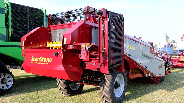 ScanStone premiärvisas på Borgeby Fältdagar. Foto: Swedish Agro Machinery