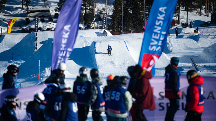Swedish Slopestyle Tour och Swedish Snowboard Series i Järvsö 2023. 