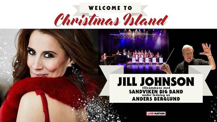 Jill Johnson och Anders Berglund tar julturnén till Vara Konserthus