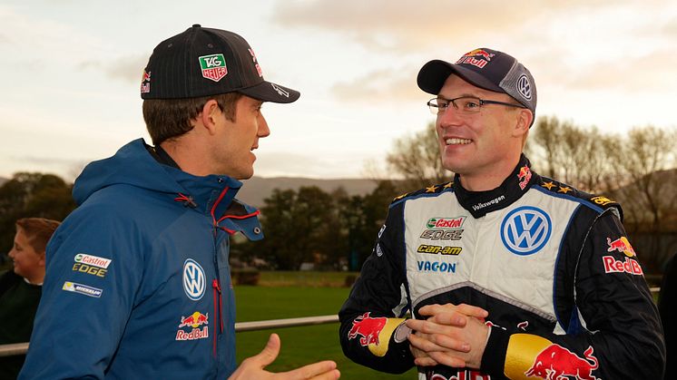 Sebastien Ogier Jari-Matti Latvala Rally GB 2015