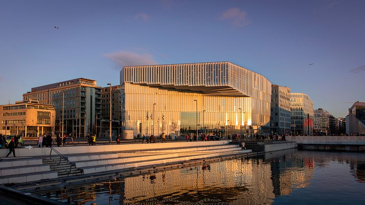 Deichman Bjørvika library in Oslo wins prestigious ​European "Trend Brand of the Year 2020" award. Photo: Erik Thallaug