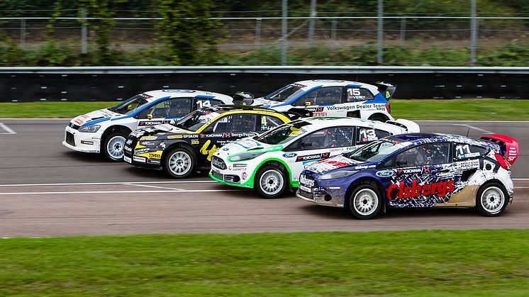 Starkt startfält i RallyX Supercar-finalen på Solvalla