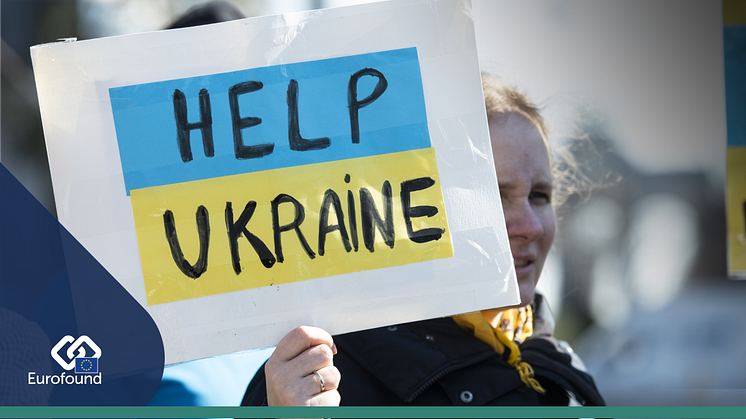 Respondents to Eurofound's survey expressed broad sentiment in favour of economic sanctions on Russia, military support and humanitarian aid to Ukraine, and practical measures such as providing housing to refugees. 