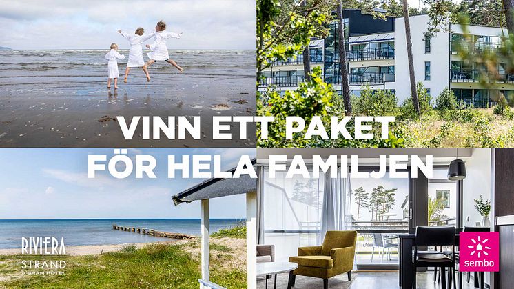 Tävla och vinn ett familjepaket på härliga Riviera Strand i Båstad!
