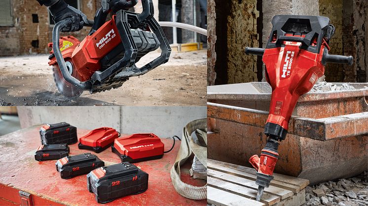 Hilti sin helt nye og komplette batteriplattform Nuron. Én plattform - økt ytelse - forbedret helse og sikkerhet.