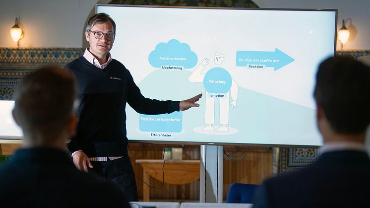 Leg. psykolog Joakim Blomqvist grundade Insightgap för tio år sedan för att han ser ett stort behov av ett pedagogiskt verktyg som hjälper människor att förstå och utveckla sin psykisk hälsa.