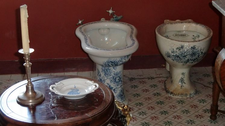 Toalett på Slottet Sintra  i Portugal. 