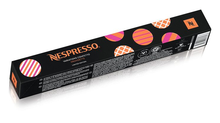 Nespresso Limited Edition Variations Confetto Orangette 
