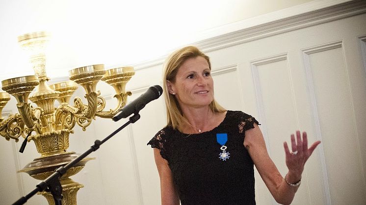 Isabelle Ducellier har tilldelats franska förtjänstorden Ordre National du Méritenational du Mérite.