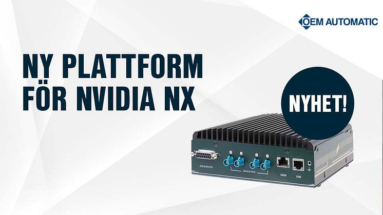 Nvidia Xavier NX i nya NRU-51V