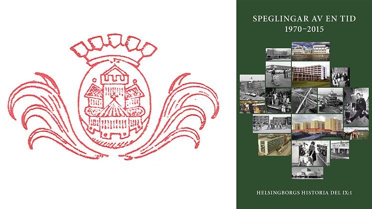 Bokverket Helsingborgs Historia har en egen vinjett, ritad av konstnären Akke Kumlien (1888–1949). Vinjetten är en bearbetning av Helsingborgs medeltida stadsvapen.
