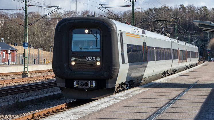 Västkustbanan stängs av under påskhelgen.