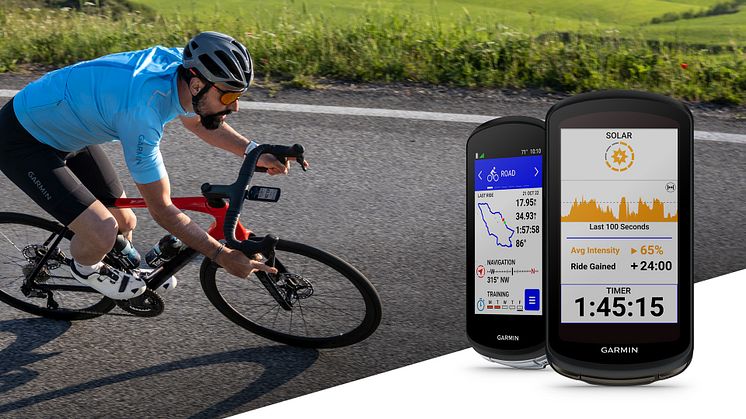 GARMIN® EDGE® 1040 SOLAR : LE NOUVEAU COMPTEUR GPS DE VÉLO AVEC VERRE SOLAIRE ET PRISE EN CHARGE MULTI-GNSS ET MULTI-BANDES