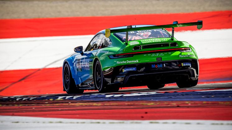 Porsche Carrera Cup: Bastian Buus kæmper videre for et mesterskab