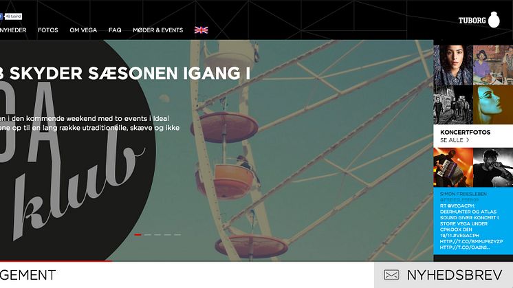 ​VEGA præsenterer ny hjemmeside med friskt design og spændende nye funktioner