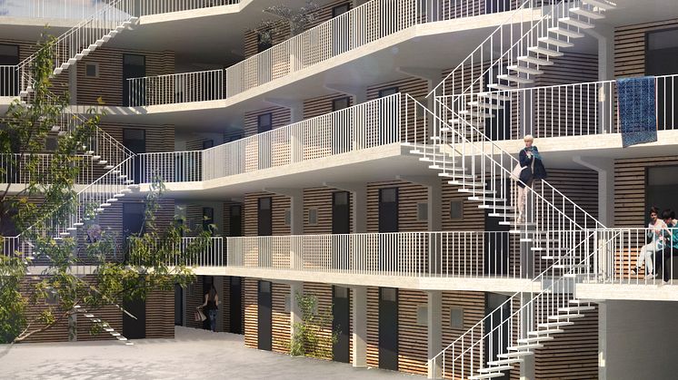 Arkitema Architects ritar studentlägenheter i Sollentuna