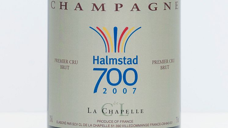 En sprudlande champagne för Halmstad 700 