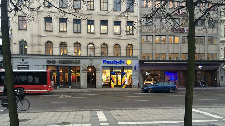 Pressbyrån nyetablerar i Stockholm City.