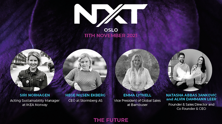 De första talarna på NXT – The Future of Commerce