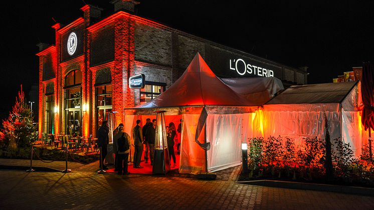 Jahresendspurt bei L‘Osteria - Erstmals feiert die italienischen Markengastronomie drei Openings an einem Tag