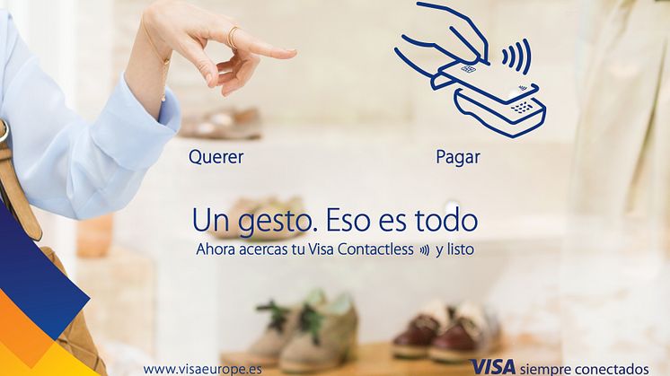 Visa Europe lanza una campaña promoción pagos sin contacto en España